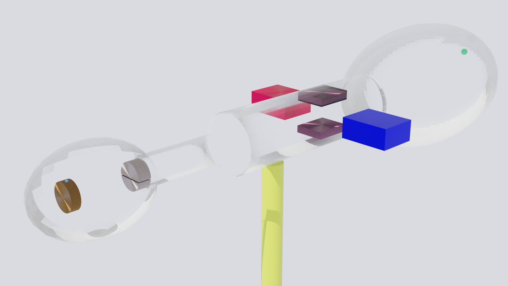 Millikan experiment render