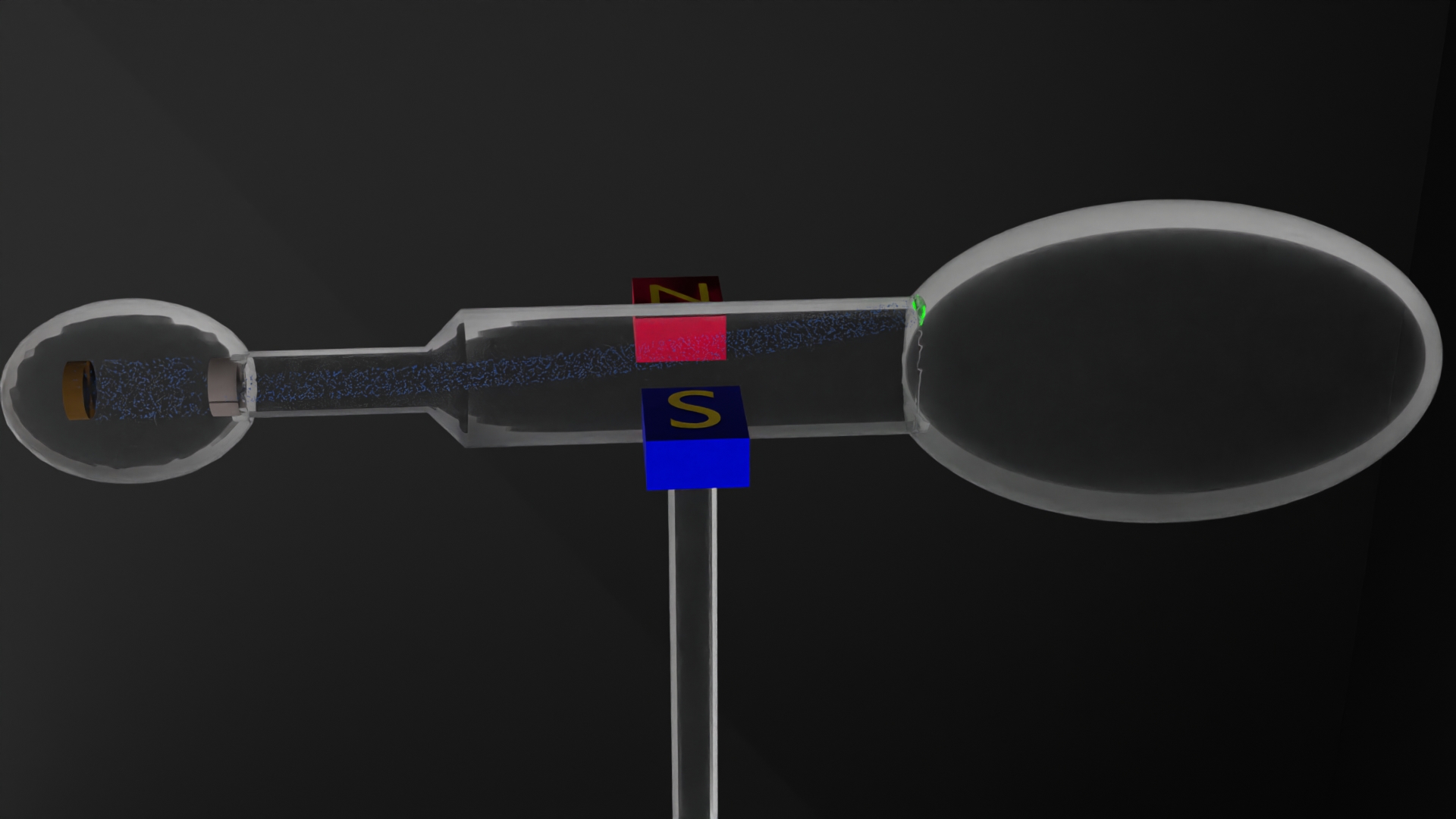 Millikan experiment render