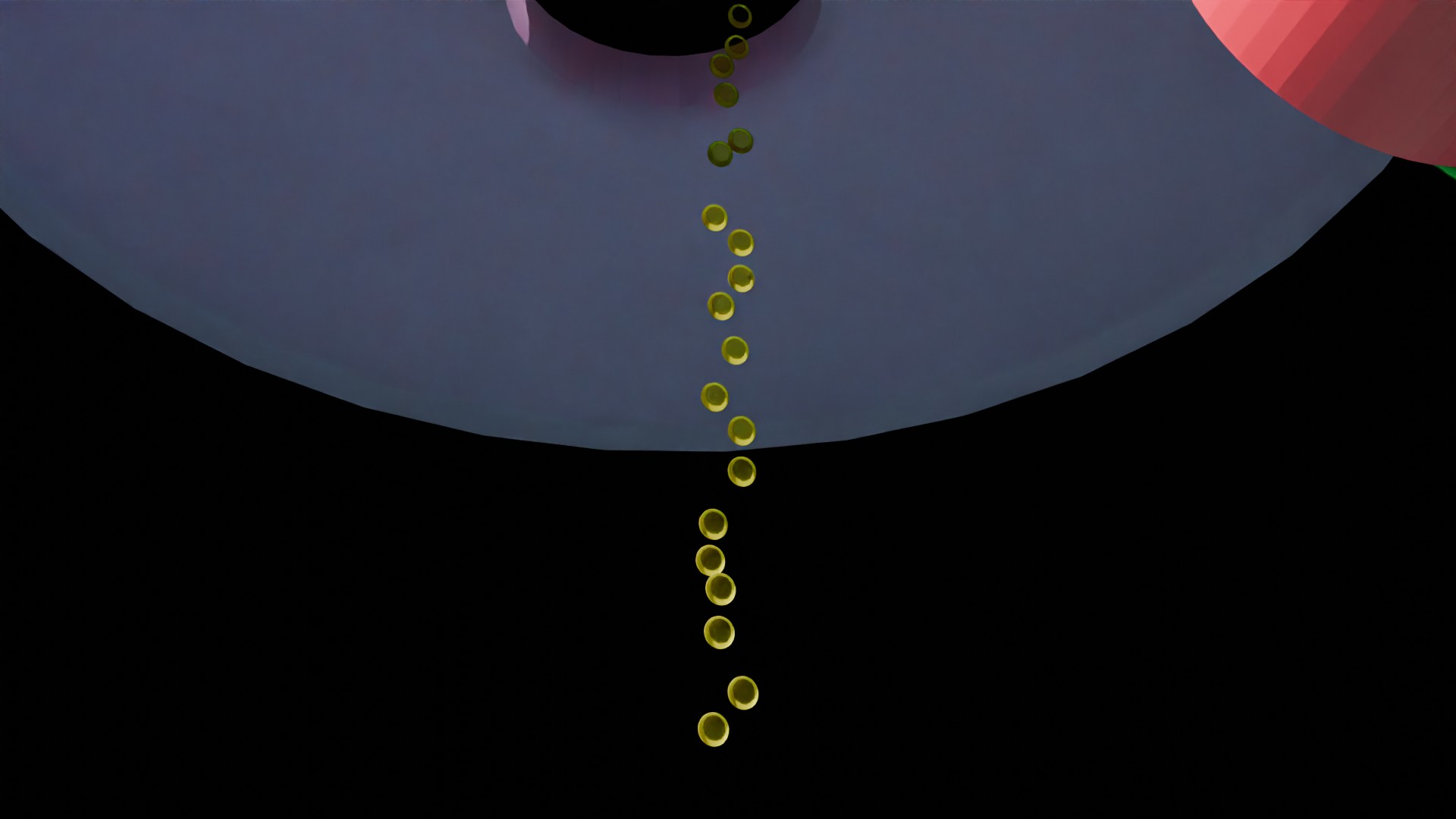 Millikan experiment render
