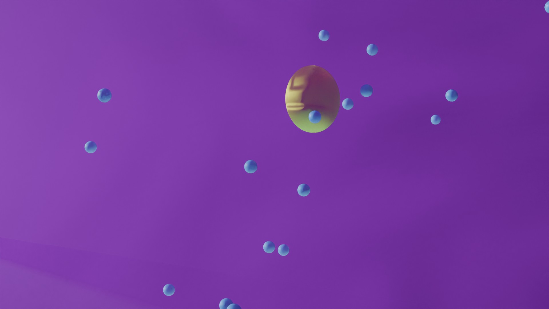 Millikan experiment render